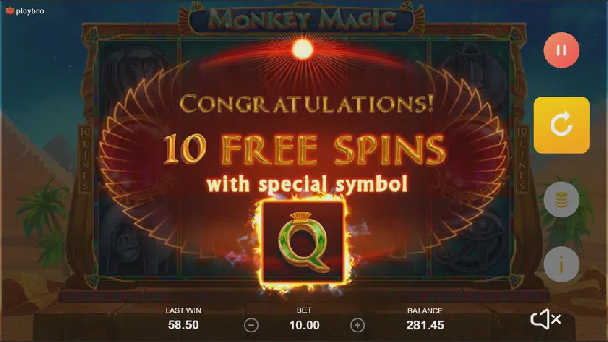 Monkey Magic получить бесплатные фриспины