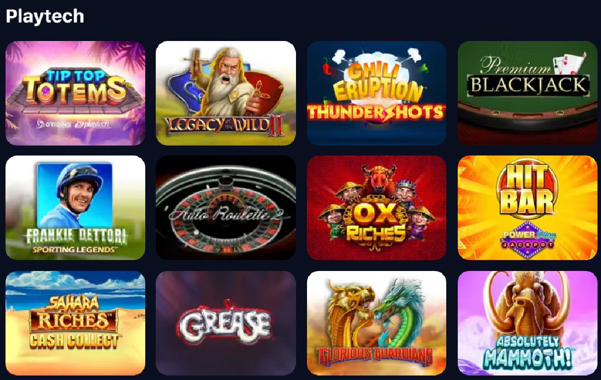 Playtech slots